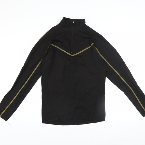 Helly Hansen Mens Black L 1/2 Zip Pullover Sweatshirt