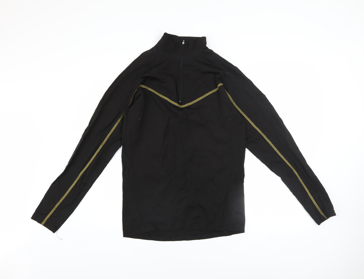 Helly Hansen Mens Black L 1/2 Zip Pullover Sweatshirt
