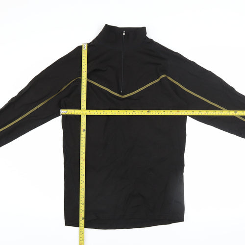 Helly Hansen Mens Black L 1/2 Zip Pullover Sweatshirt