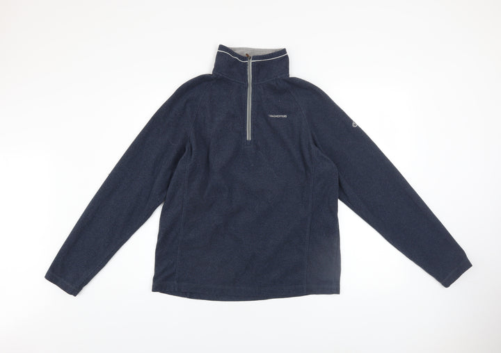 Craghoppers Mens Blue Fleece 1/2 Zip Pullover Sweatshirt M
