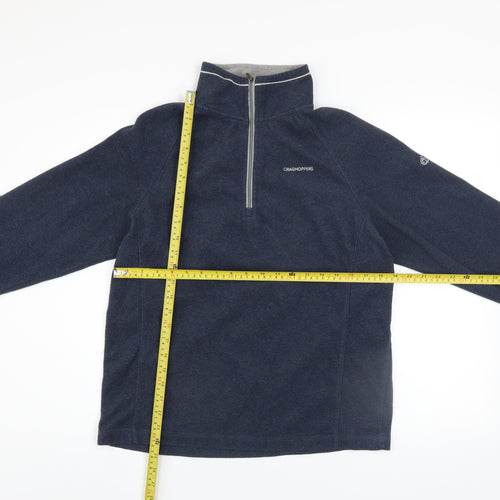 Craghoppers Mens Blue Fleece 1/2 Zip Pullover Sweatshirt M