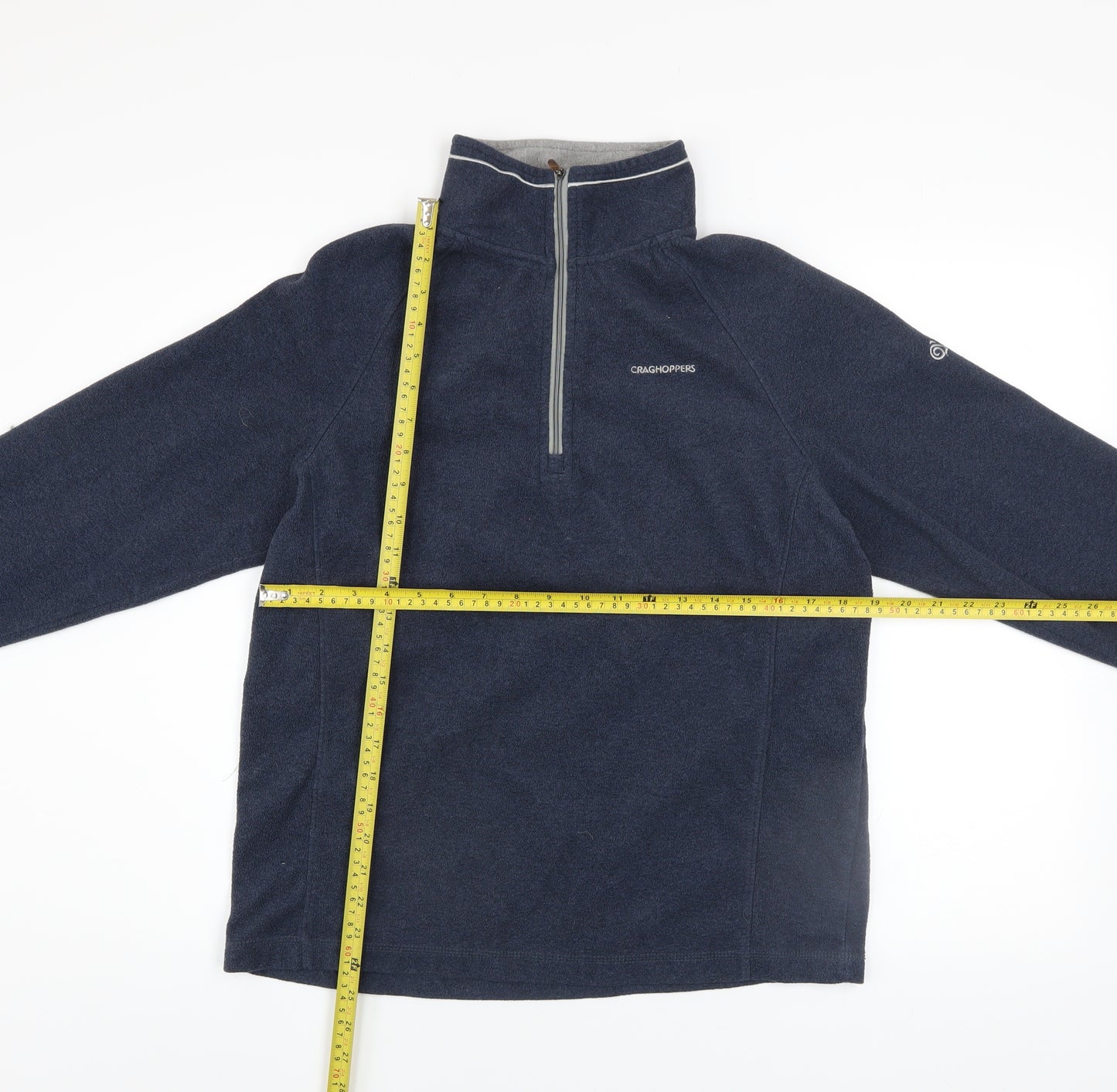 Craghoppers Mens Blue Fleece 1/2 Zip Pullover Sweatshirt M