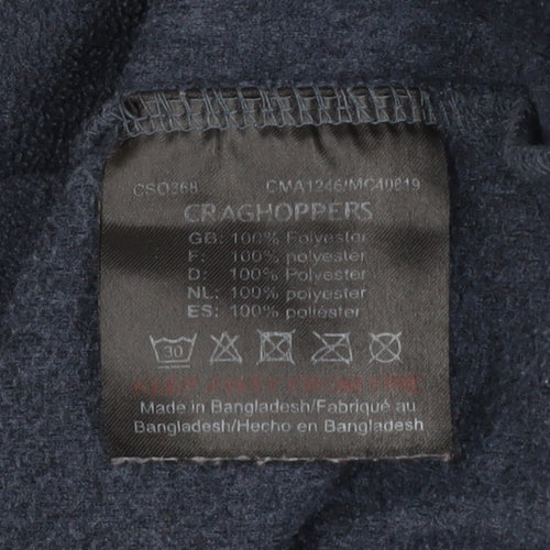 Craghoppers Mens Blue Fleece 1/2 Zip Pullover Sweatshirt M