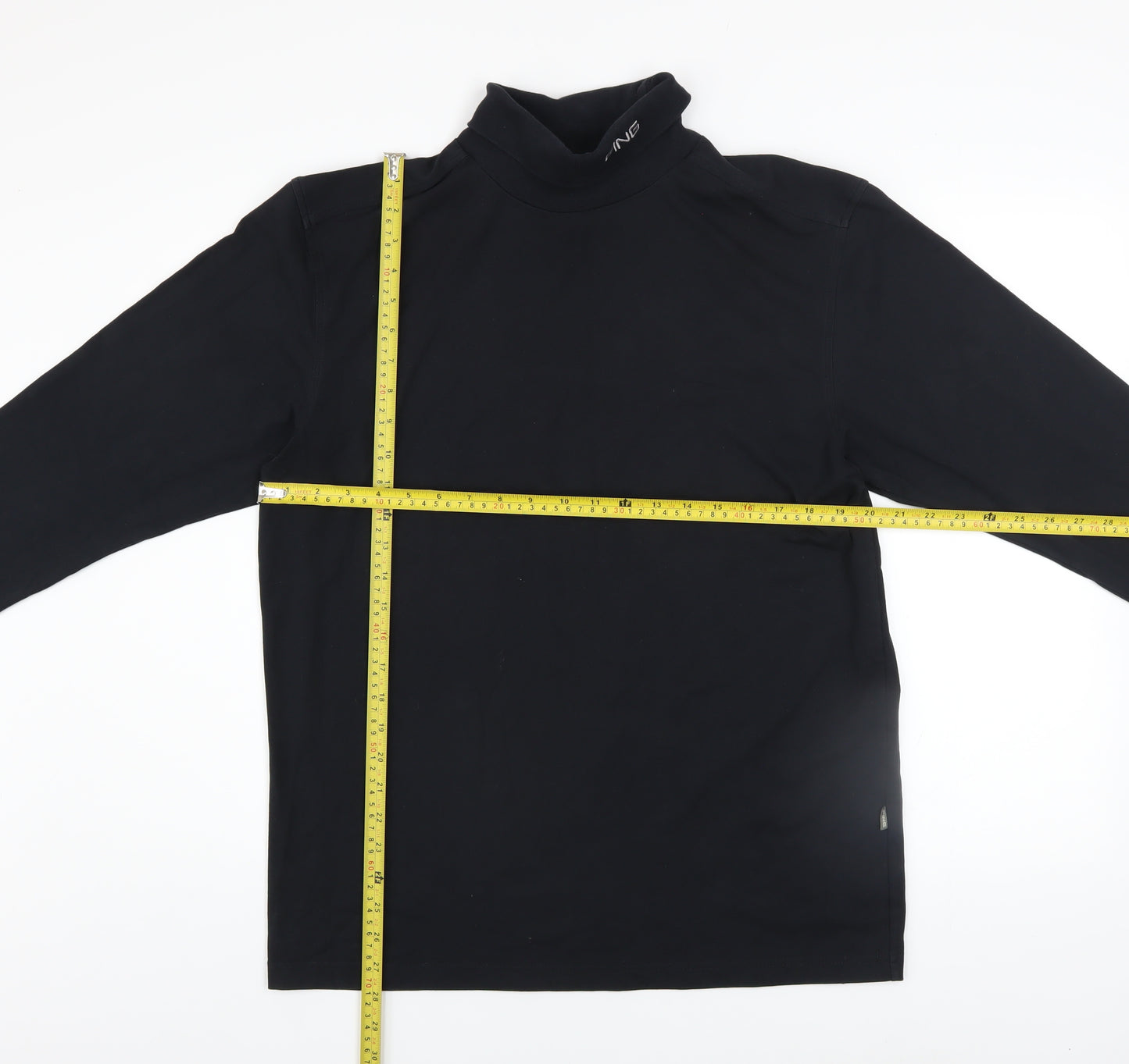 PING Men's Black High Neck Long Sleeve Pullover Sweatshirt Size L
