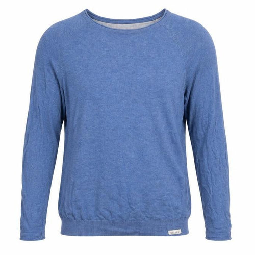 Pull&Bear Men's Blue Cotton Crew Neck Jumper Size M