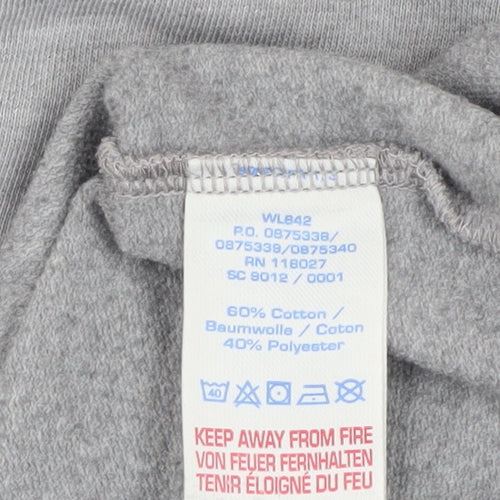 Boden Women’s Grey Long Sleeve Shift Dress Size 10 Jersey Cowl Neck