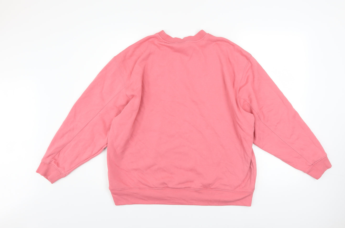 Adidas Women Pink Size 8 Crew Neck Pullover Sweatshirt