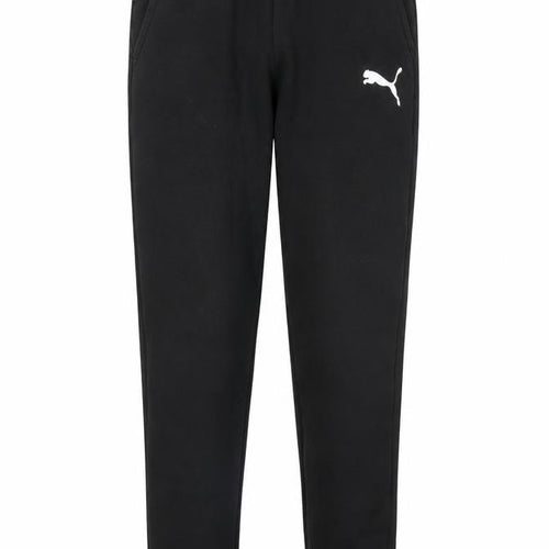 Puma Boys Black Jogger Sweatpants 11-12 Years Cotton Blend Activewear