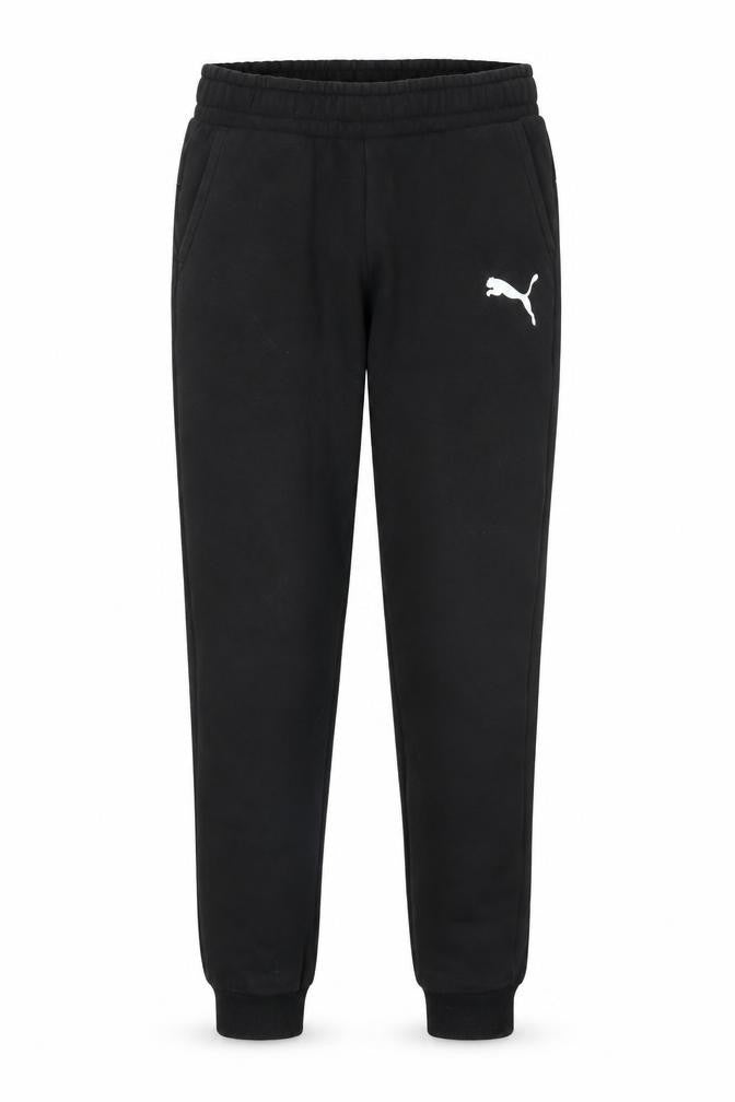 Puma Boys Black Jogger Sweatpants 11-12 Years Cotton Blend Activewear