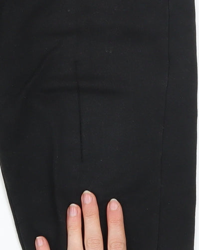 Puma Boys Black Jogger Sweatpants 11-12 Years Cotton Blend Activewear