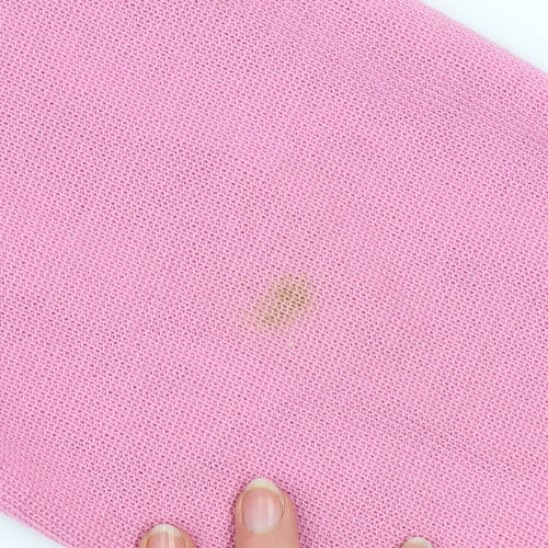 Sempre Women’s Pink Embroidered Wool Blend Button Jacket Size 12