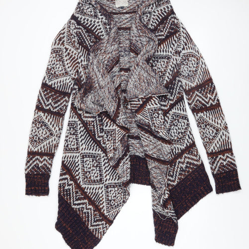Blonde Heritage Women's Multicoloured Aztec Knit Cardigan Size 10