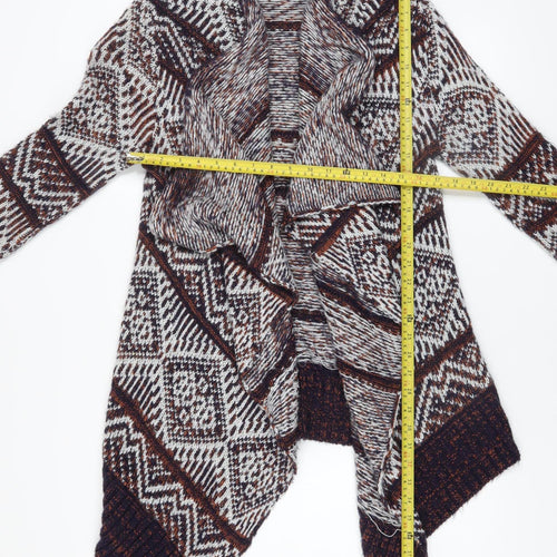 Blonde Heritage Women's Multicoloured Aztec Knit Cardigan Size 10