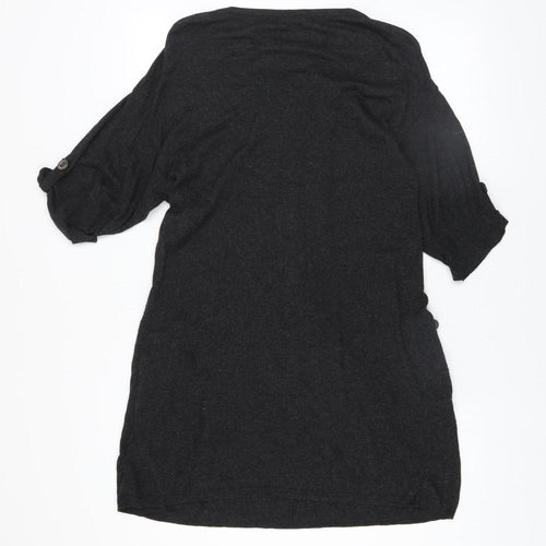 Marks and Spencer Women’s Grey Knit Shift Dress Size 8