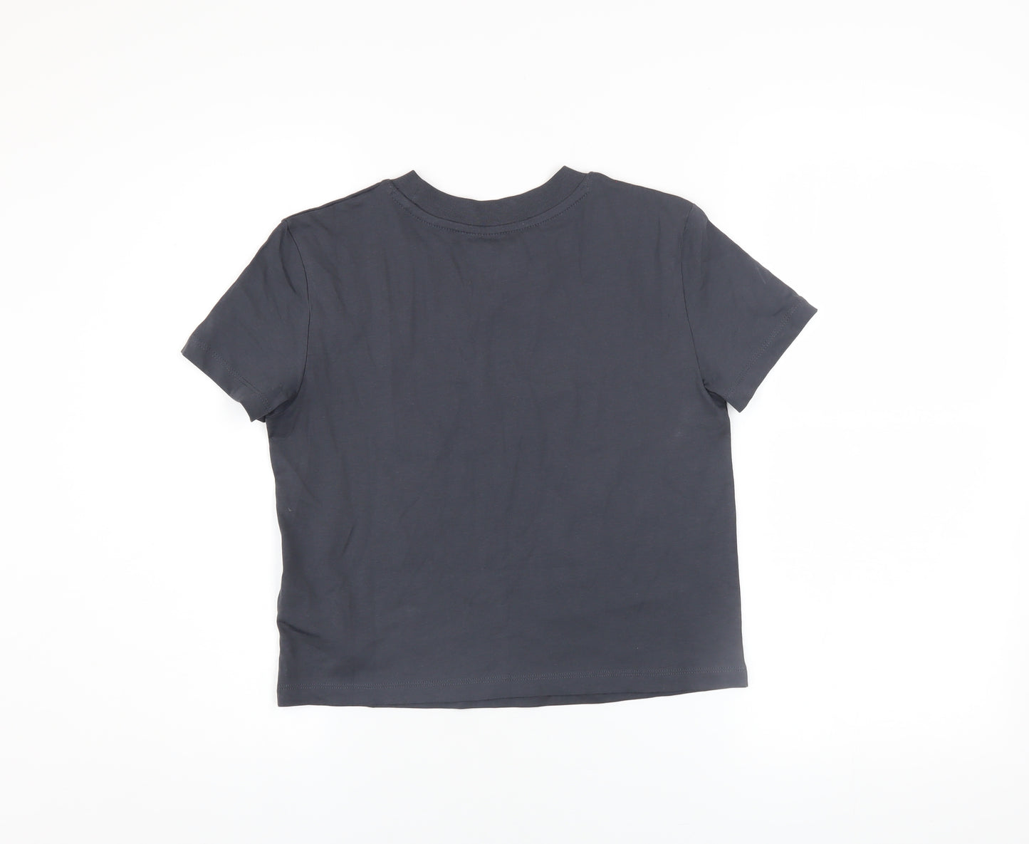 Calvin Klein Jeans Women's Black XS Cropped Cotton T-Shirt
