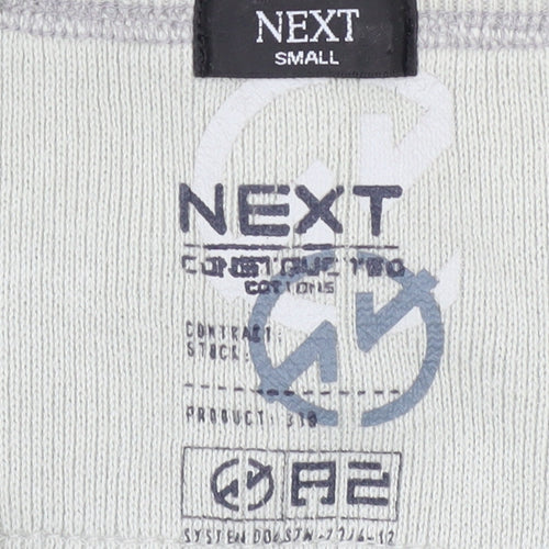 Next Men's Beige Cotton Full Zip Basic Jacket Size Small