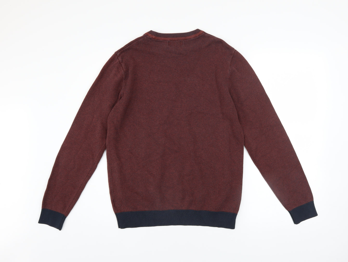Next Men’s Red Cotton Crew Neck Jumper Size M