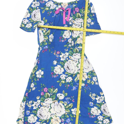 Cath Kidston Women's Blue Floral Fit & Flare Dress Size 6