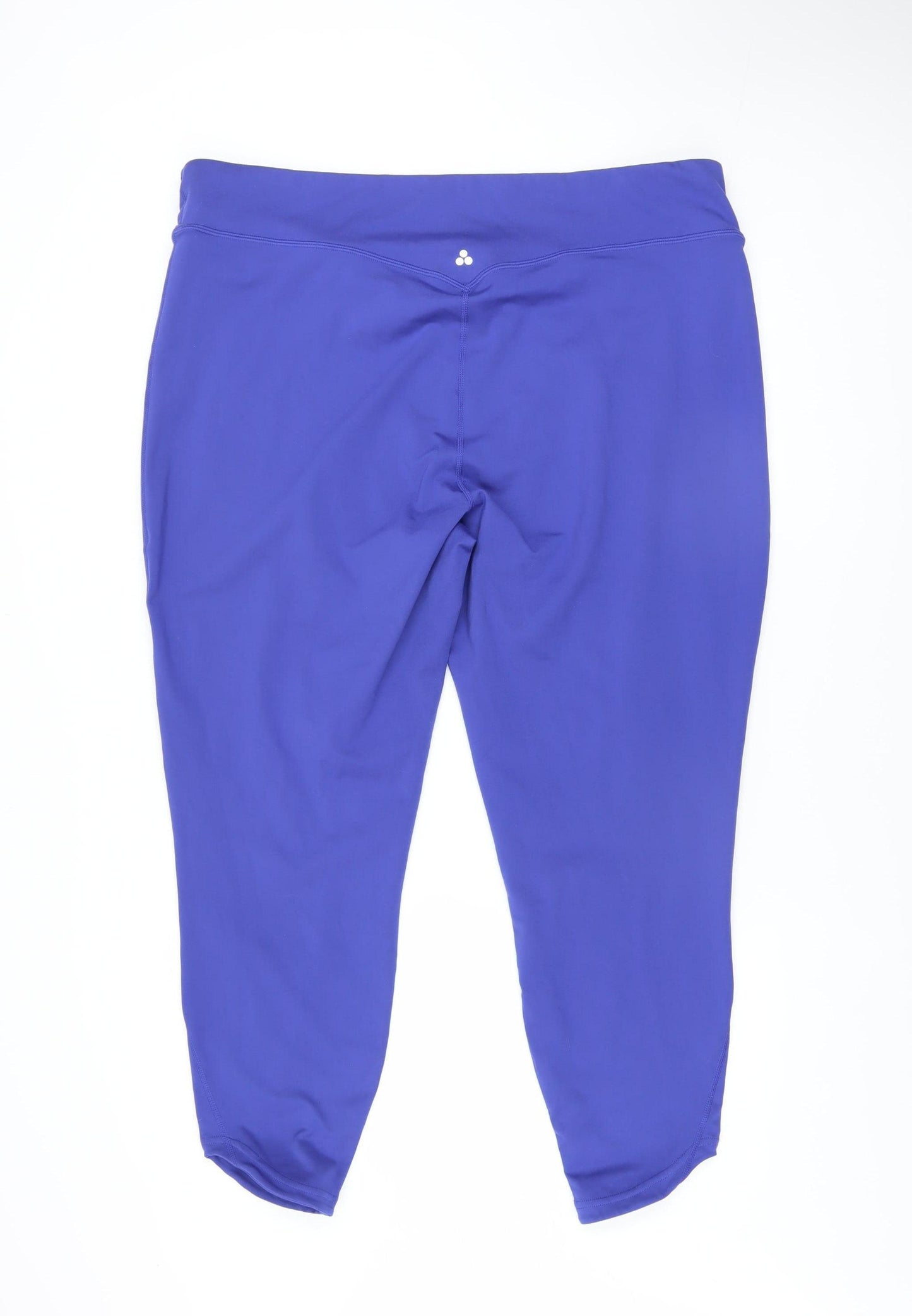 Dunnes Stores Womens Blue XXL Capri Leggings Stretch Activewear