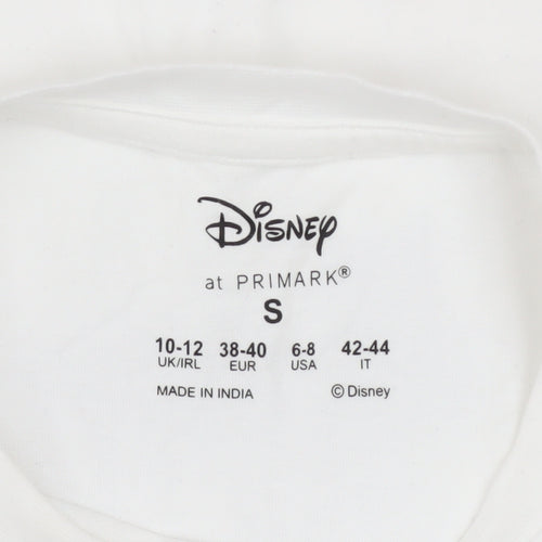 Disney at Primark Women's White Jack Skellington Graphic T-Shirt Size S