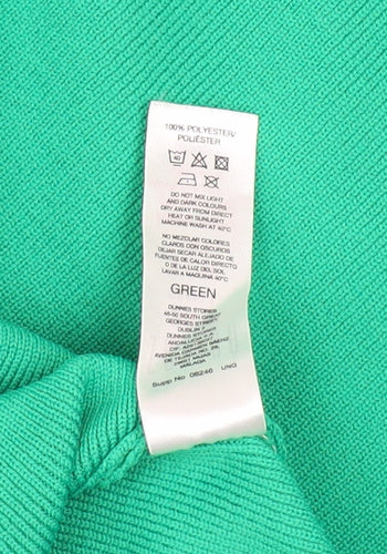 Savida Women’s Green V-Neck Long Sleeve Slim Fit Top Size 10
