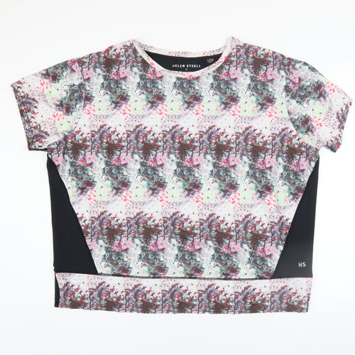 Helen Steele Women’s Multicoloured Floral Active T-Shirt Size L