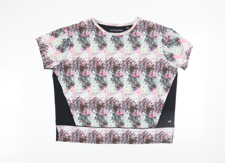 Helen Steele Women’s Multicoloured Floral Active T-Shirt Size L