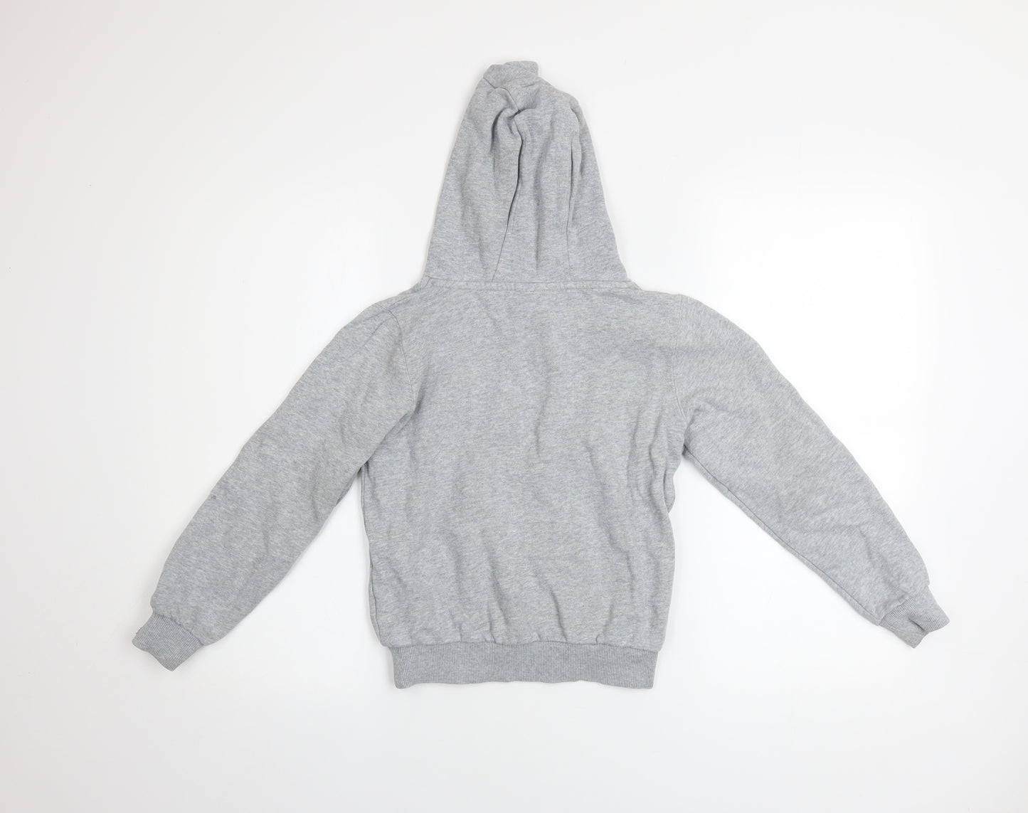 Ellesse Girls Grey Pullover Hoodie 8-9 Years Logo Fleece Sweatshirt