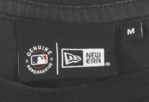 New Era Men's Black Los Angeles Graphic Cotton T-Shirt M