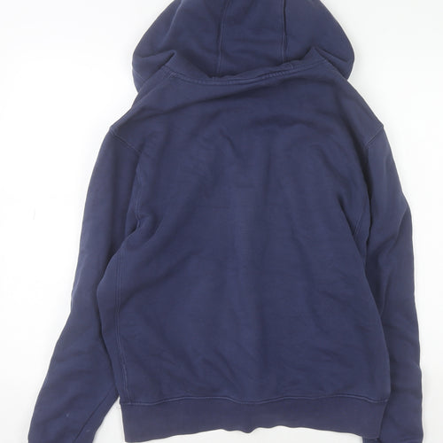 Nike Men's Navy Full Zip Hoodie Sweatshirt Size M