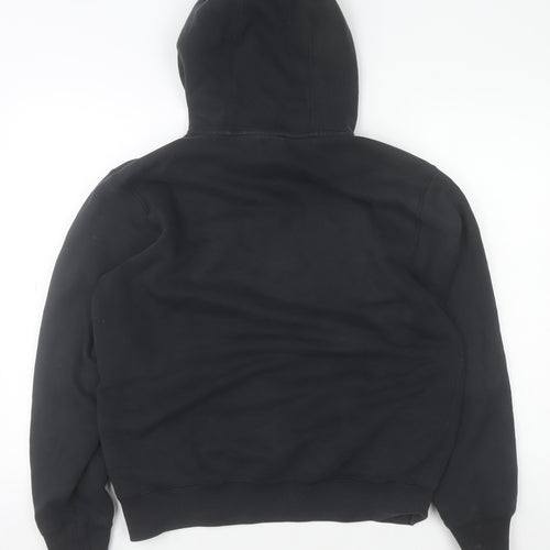 Nike Men's Black Pullover Hoodie S Graphic Logo Fleece Sweatshirt