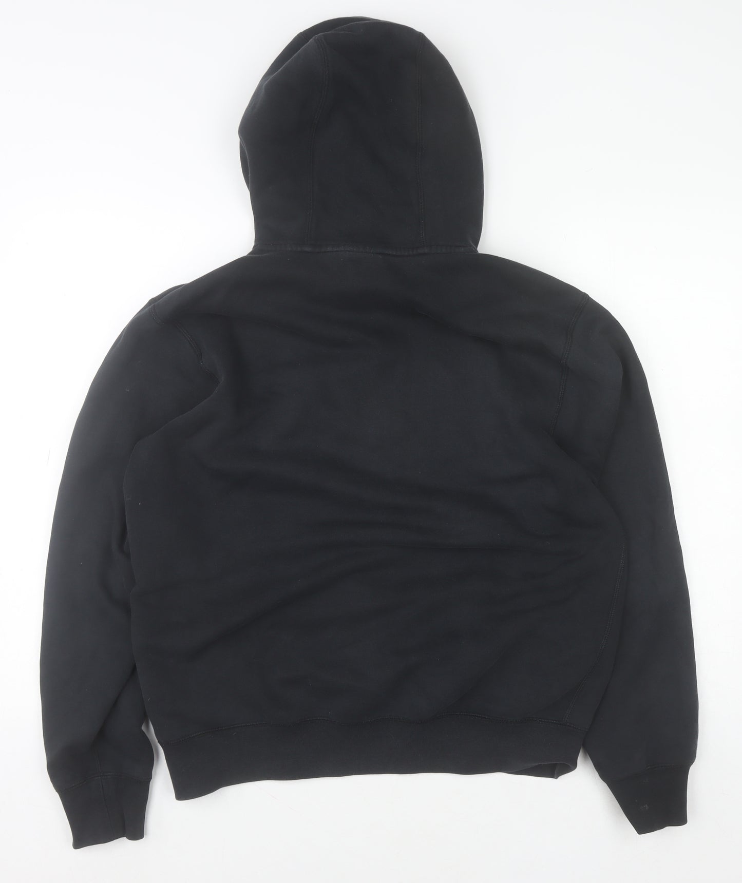 Nike Men's Black Pullover Hoodie S Graphic Logo Fleece Sweatshirt
