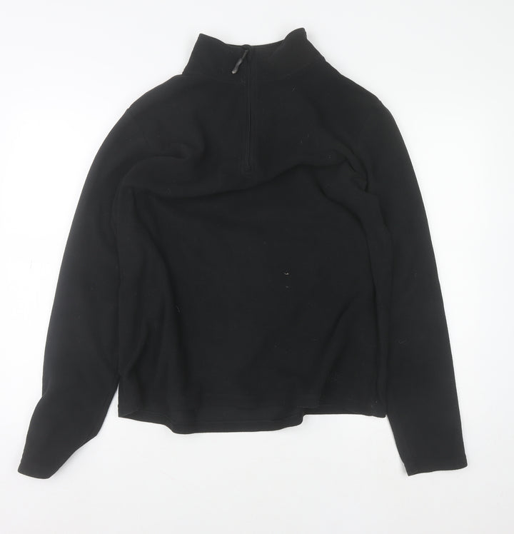Peter Storm Womens Black Fleece Pullover Sweatshirt Size 18