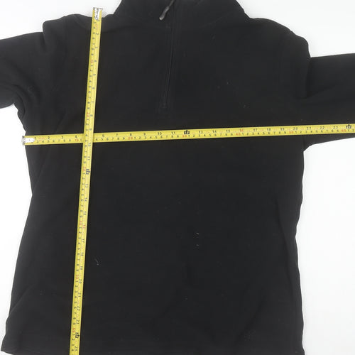Peter Storm Womens Black Fleece Pullover Sweatshirt Size 18