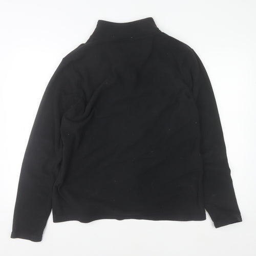 Peter Storm Womens Black Fleece Pullover Sweatshirt Size 18