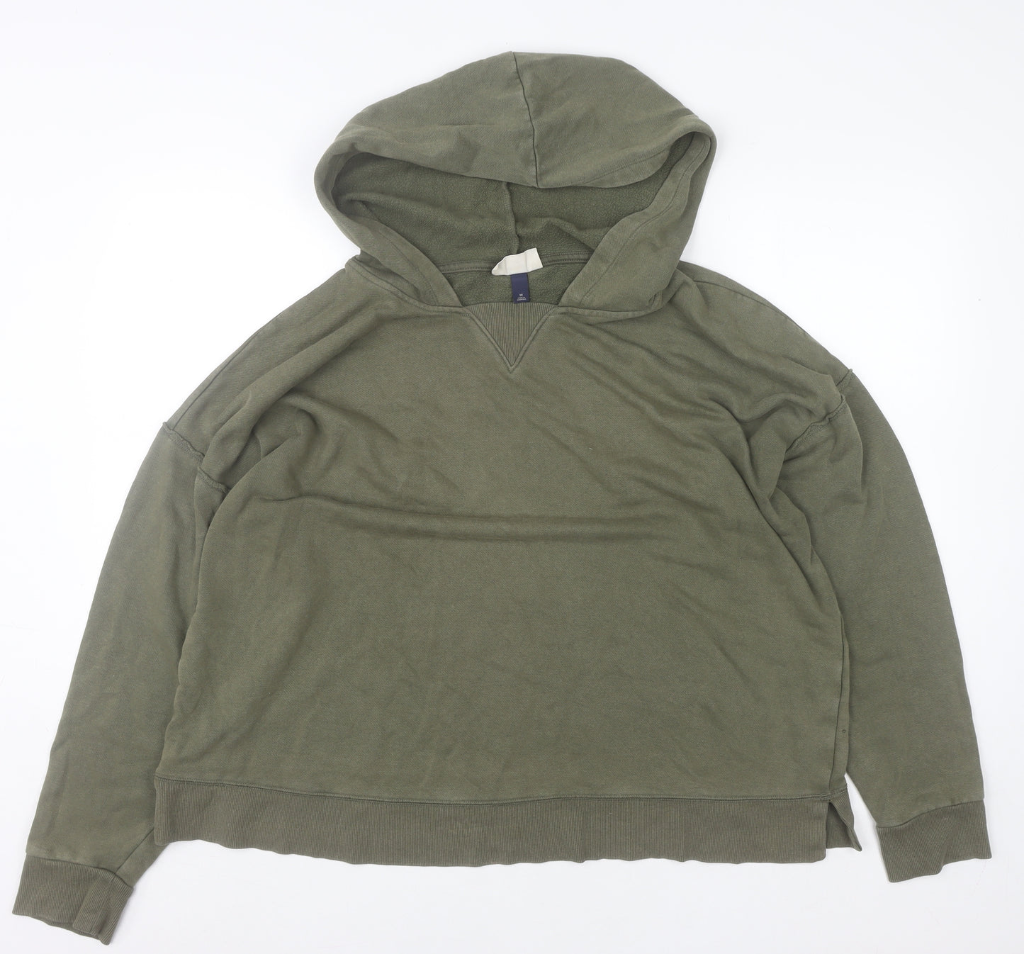Universal Thread Men's Green Pullover Hoodie XL Fleece Cotton Blend