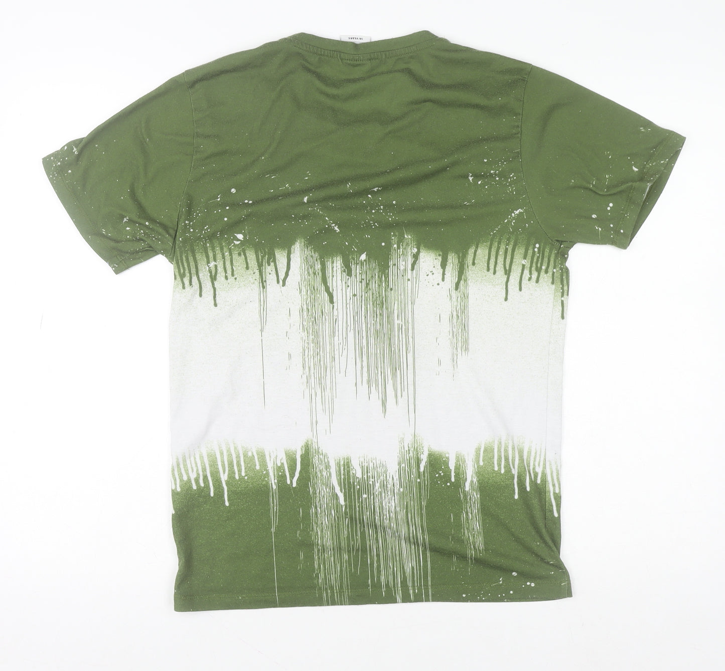 Hype Boys Green Graphic Print Short Sleeve T-Shirt 14 Years