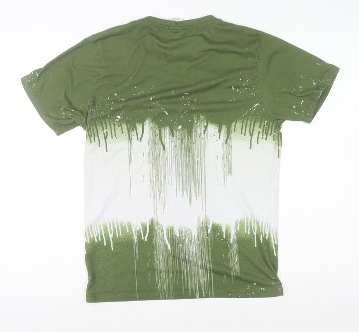 Hype Boys Green Graphic Print Short Sleeve T-Shirt 14 Years
