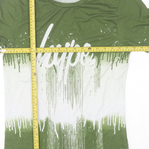 Hype Boys Green Graphic Print Short Sleeve T-Shirt 14 Years