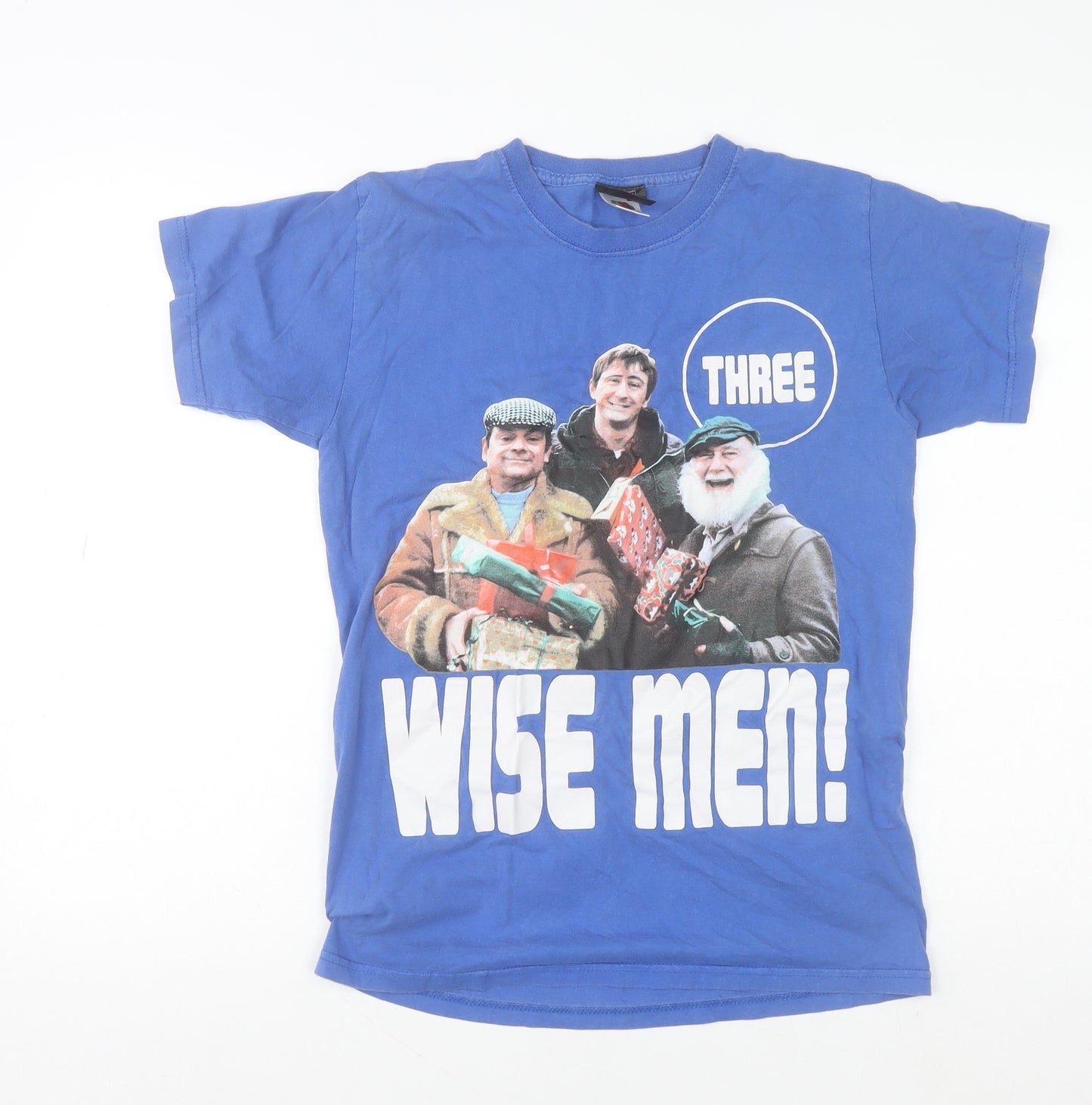 Fruit of the Loom Men's Blue Only Fools and Horses Christmas T-Shirt Size S
