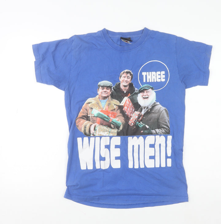 Fruit of the Loom Men's Blue Only Fools and Horses Christmas T-Shirt Size S