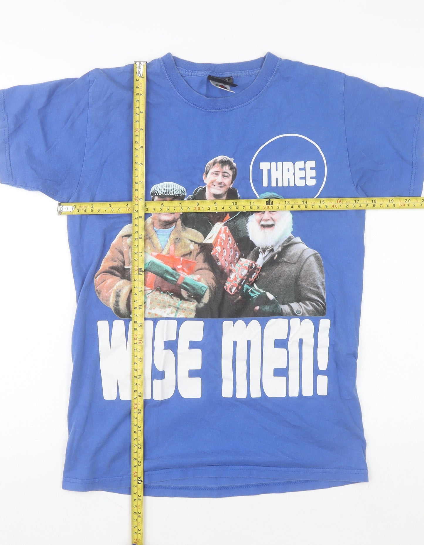 Fruit of the Loom Men's Blue Only Fools and Horses Christmas T-Shirt Size S