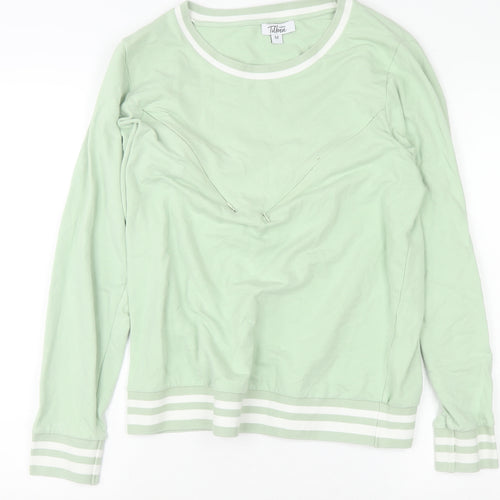 Tilbea London Women's Mint Green Pullover Sweatshirt M Organic Cotton