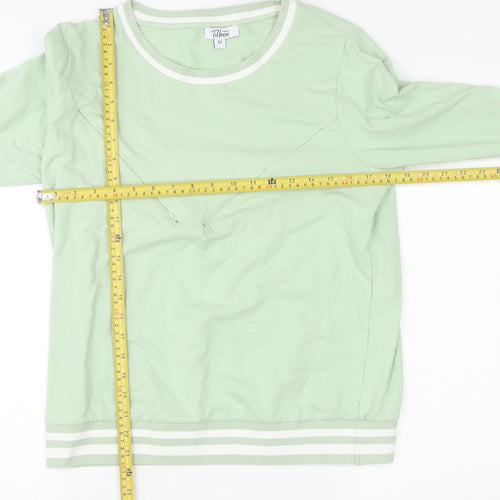 Tilbea London Women's Mint Green Pullover Sweatshirt M Organic Cotton