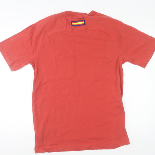 Nike Men’s Red Atlético de Madrid Loose Fit Cotton T-Shirt M