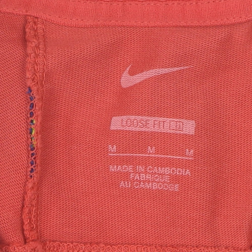 Nike Men’s Red Atlético de Madrid Loose Fit Cotton T-Shirt M