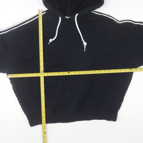 Marks and Spencer Womens Navy Pullover Hoodie Medium Cotton