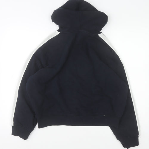 Marks and Spencer Womens Navy Pullover Hoodie Medium Cotton