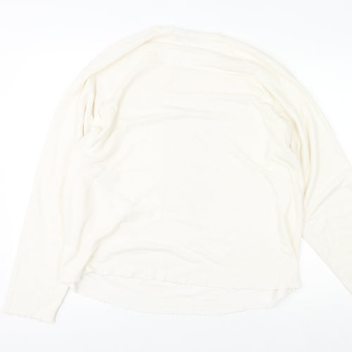 Wildfox Women’s Ivory Pineapple Graphic Pullover Jumper Size M