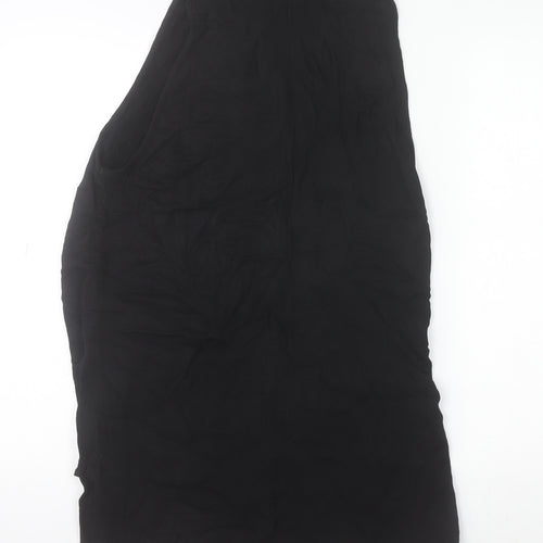 Topshop Women’s Black Hi-Low Sleeveless Shift Dress Size 10